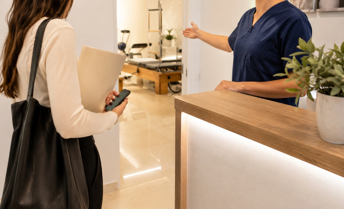 Primera sesión de fisioterapia en Fisiomed Therapy Center